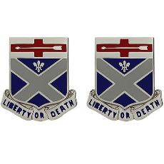 276th Engineer Battalion Unit Crest (Liberty or Death)